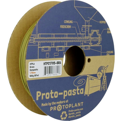 Proto-Pasta HTPC1705-BRA Brass-filled Metal HTPLA vlákno pro 3D tiskárny PLA plast  1.75 mm 500 g mosaz  1 ks