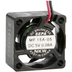 SEPA MF15A05 axiální ventilátor 5 V/DC 0.6 m³/h (d x š x v) 15 x 15 x 8 mm