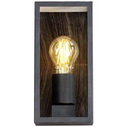 ECO-Light KARO 1100112 venkovní nástěnné osvětlení   E27  černá, dřevo