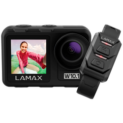Lamax LAMAX W10.1 Sportovní outdoorová kamera 4K, stabilizace obrazu, duální displej, odolné proti vodě, dotyková obrazovka, Full HD, Wi-Fi