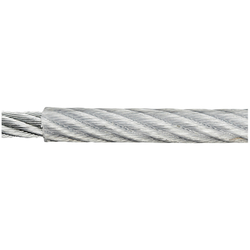 ocelové lano pozinkované (Ø x d) 6 mm x 30 m dörner + helmer 190043 šedá