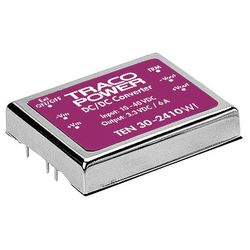 TracoPower TEN 30-2412WI DC/DC měnič napětí do DPS 24 V/DC 12 V/DC 2.5 A 30 W Počet výstupů: 1 x Obsahuje 1 ks