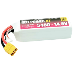 Red Power akupack Li-Pol (modelářství) 14.8 V 5400 mAh Softcase XT90