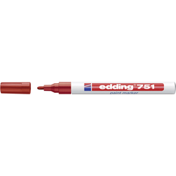 Edding 4-751002 edding 751 paint marker popisovač na laky  červená 1 mm, 2 mm 1 ks/bal.