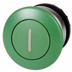 Eaton  216722-1  M22-DP-G-X1  kulové tlačítko  okrouhlý, plochý    zelená      1 ks