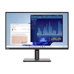 Lenovo ThinkVision T27p-30 LED monitor 68.6 cm (27 palec) Energetická třída (EEK2021) F (A - G) 3840 x 2160 Pixel UHD 4 ms DisplayPort, Audio-Line-out , HDMI™, USB-C® IPS LED