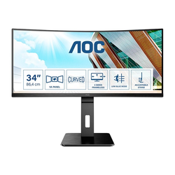 AOC CU34P2A LED monitor 86.4 cm (34 palec) 3440 x 1440 Pixel 21:9 1 ms VA LED