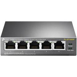 TP-LINK  TL-SF1005P  TL-SF1005P  síťový switch  5 portů    funkce PoE