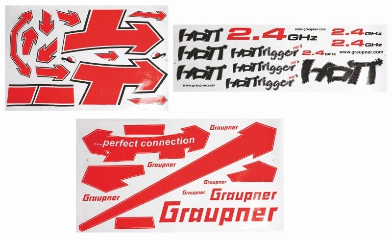 Graupner/SJ Nálepky SD - HoTTrigger 1400S