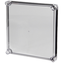 Fibox Cover, PC Transparent 3720096 univerzální pouzdro 280 x 280 x 30  polykarbonát  šedobílá (RAL 7035) 1 ks