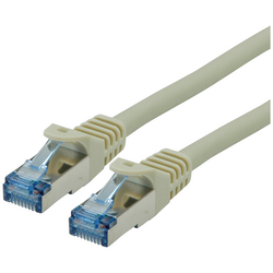 Roline 21.15.2801 RJ45 síťové kabely, propojovací kabely CAT 6A S/FTP 1.00 m šedá  1 ks