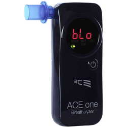 ACE one alkohol tester černá 0 do 4 ‰ vč. displeje, funkce odpočítávání, různé jednotky