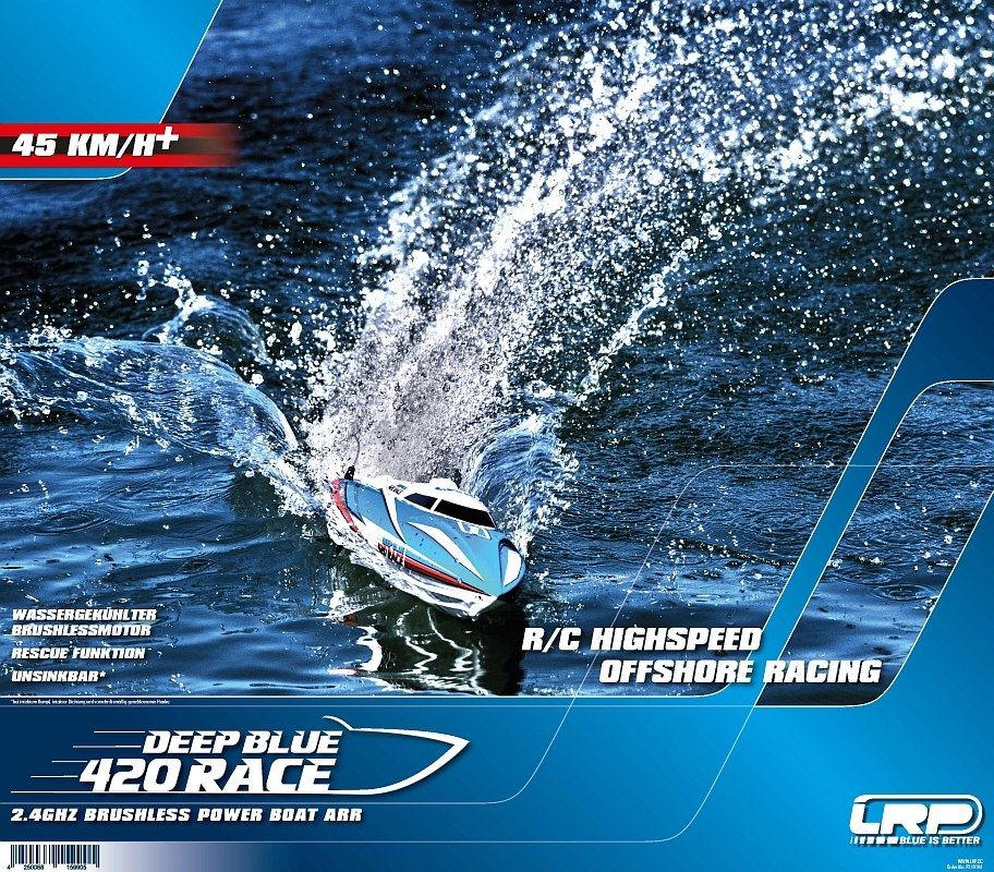 Plakát DEEP BLUE 420 RACE od LRP LRP Electronic
