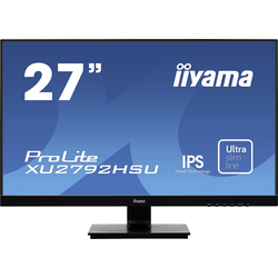Iiyama Prolite XU2792HSU-B1 LED monitor 68.6 cm (27 palec) Energetická třída (EEK2021) E (A - G) 1920 x 1080 Pixel Full HD 4 ms HDMI™, VGA, DisplayPort, USB 3.2 Gen 1 (USB 3.0), na sluchátka (jack 3,5 mm) IPS LED