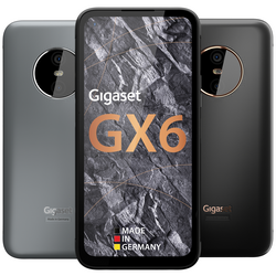 Gigaset GX6 outdoorový smartphone 128 GB 16.8 cm (6.6 palec) šedá Android™ 12 Trojitý slot