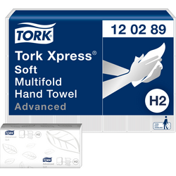 TORK 120289 Xpress Multifold Advanced papírové utěrky, skládané (d x š) 25.5 cm x 21.2 cm bílá 21 x 180 listů/bal.  3780 ks