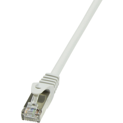 LogiLink CP1022S RJ45 síťové kabely, propojovací kabely CAT 5e F/UTP 0.50 m šedá 1 ks