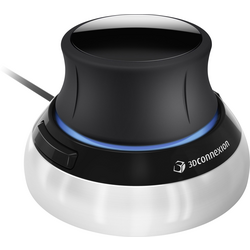 3Dconnexion SpaceMouse Compact 3D myš USB optická černá, stříbrná 2 tlačítko