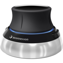3Dconnexion SpaceMouse Wireless Bezdrátová 3D myš bezdrátový  černá, stříbrná 2 tlačítko