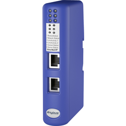 Anybus AB7072 EtherNet/IP, Modbus-TCP sériový převodník RS-232, RS-422 , RS-485, Sub-D9 galvanicky izolován, Ethernet    24 V/DC 1 ks