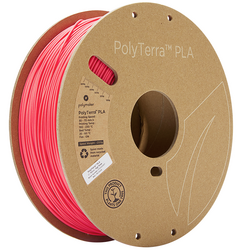 Polymaker 70905 PolyTerra vlákno pro 3D tiskárny PLA plast Nižší obsah plastů, vodou rozpustitelné  1.75 mm 1000 g růžová  1 ks
