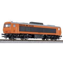 Liliput L132056 Dieselová lokomotiva H0 DE 2500 Henschel-BBC Č. 202 003-0 červeno-oranžovo-AC verze