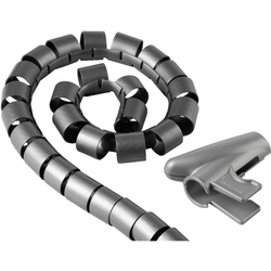 Hama hadice kabelového svazku  plast stříbrná flexibilní  (Ø x d) 30 mm x 1500 mm 1 ks  00020601
