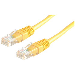Roline 21.15.0532 RJ45 síťové kabely, propojovací kabely CAT 5e U/UTP 1.00 m žlutá  1 ks