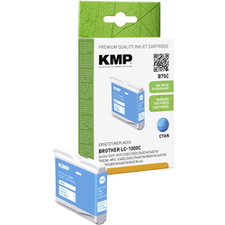 KMP Inkoustová kazeta náhradní Brother LC1000C kompatibilní samotný modul azurová B75C 1035,4003