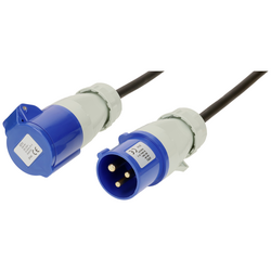 maxCamp 165376 napájecí prodlužovací kabel 16 A modrá, černá 25 m odolné proti UV záření, odolné proti oleji, flexibilní provedení, odolné proti kyselinám