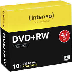 Intenso 4211632 DVD+RW 4.7 GB 10 ks Slimcase přepisovatelné
