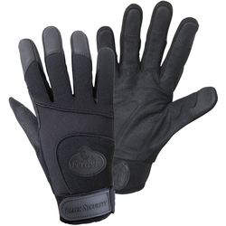 FerdyF. BLACK SECURITY Mechanics 1911-9 Clarino® syntetická kůže montážní rukavice Velikost rukavic: 9, L EN 388 CAT II 1 pár