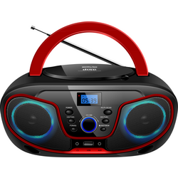 Silva Schneider MPC 19.4 USB CD-rádio FM AUX, CD, USB   černá, červená