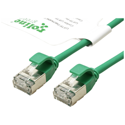 Roline green 21443331 RJ45 síťové kabely, propojovací kabely CAT 6A U/FTP 0.3 m zelená 1 ks