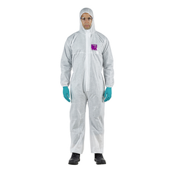 Ansell WH15S-00138-02 AlphaTec® 1500 - model 138 Ochrana proti chemikáliím, bílá, S. vel. Oblečení: S  bílá