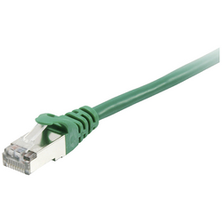 Equip 605546 RJ45 síťové kabely, propojovací kabely CAT 6 S/FTP 10.00 m zelená pozlacené kontakty 1 ks