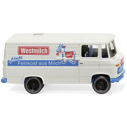 Wiking 027058 H0 Mercedes Benz Skříňový vozík „Westmléko“ L 406