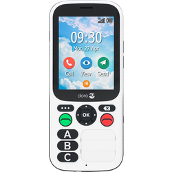 doro 780X IUP telefon pro seniory IP54, tlačítko SOS černá, bílá