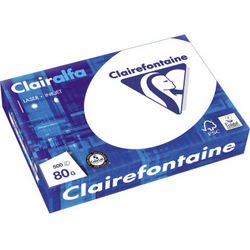 Clairefontaine Clairalfa, 1979C, univerzální papír do tiskárny A4, 80 g/m², 500 listů, bílá