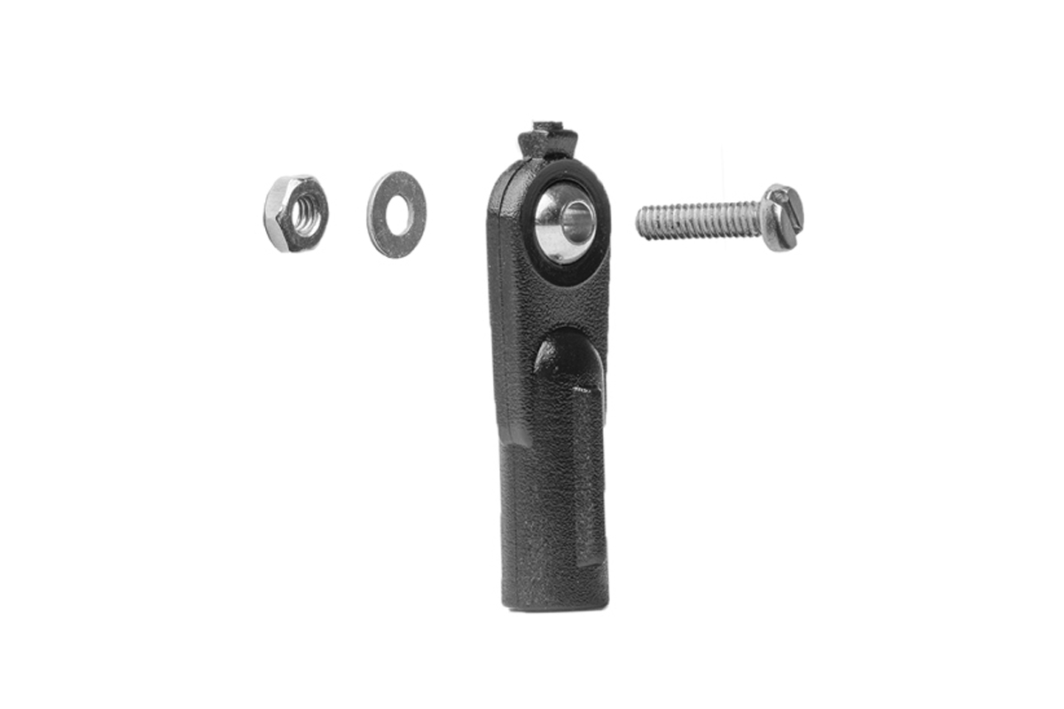 Plastový kloubek M2 s mosaznou kuličkou a příslušenstvím, 1000 ks. Kavan