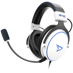 Pixminds HP-52 Gaming Sluchátka Over Ear kabelová stereo bílá  regulace hlasitosti