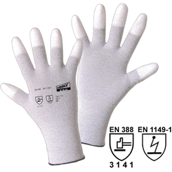 L+D worky ESD TIP 1170-10 nylon pracovní rukavice Velikost rukavic: 10, XL EN 388, EN 1149-1 CAT II 1 pár
