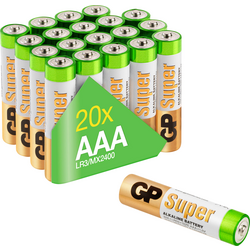 GP Batteries GP24AET-2VS20 mikrotužková baterie AAA alkalicko-manganová 1.5 V 20 ks