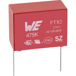 Würth Elektronik WCAP-FTX2 890324023003CS 1 ks Odrušovací kondenzátor X2 radiální  6.8 nF 275 V/AC 10 % 10 mm (d x š x v) 13 x 5 x 10 mm