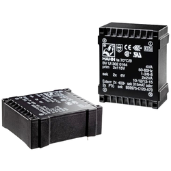 Hahn BV UI 304 0154 transformátor do DPS 2 x 115 V 2 x 12 V 10.0 VA