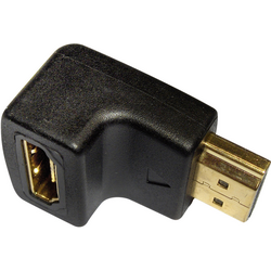 Inakustik 0090201002 HDMI adaptér [1x HDMI zásuvka - 1x HDMI zástrčka] černá pozlacené kontakty