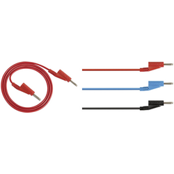 Rohde & Schwarz HZ10R sada měřicích kabelů [lamelová zástrčka 4 mm - lamelová zástrčka 4 mm] 1.00 m, červená, 1 ks