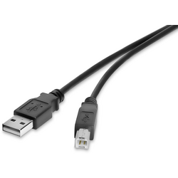 Roline green USB kabel USB 2.0 USB-A zástrčka, USB-B zástrčka 1.80 m černá stíněný, krytí TPE, bez halogenů 11.44.8818