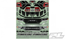 Předříznutá 2020 Ram Rebel 1500 čirá karoserie pro E-REVO 2.0 PRO LINE