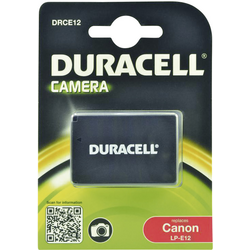 Duracell LP-E12 akumulátor do kamery Náhrada za orig. akumulátor LP-E12 7.4 V 800 mAh